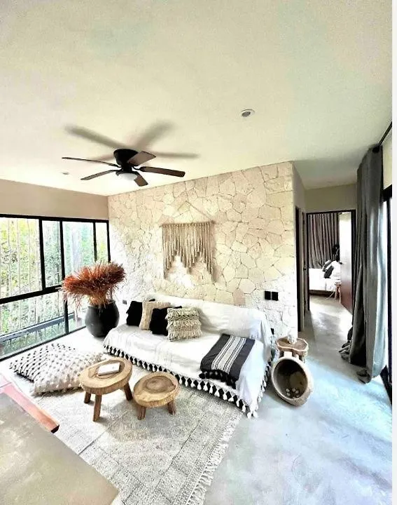 Апартаменты Tulum Boho Beautiful Apt Special Fee For Bardo Daypass