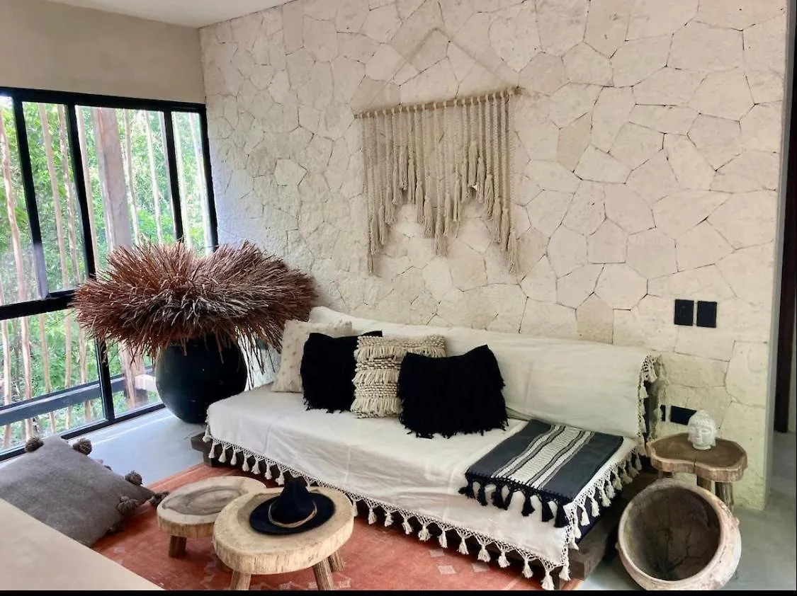 Апартаменты Tulum Boho Beautiful Apt Special Fee For Bardo Daypass