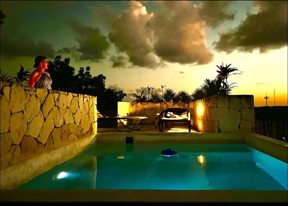 Tulum Boho Beautiful Apt Special Fee For Bardo Daypass 0*,  メキシコ